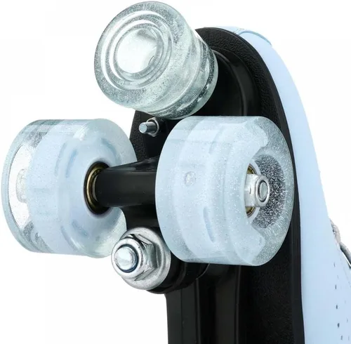 Vista 4 de XUDREZ Patines clásicos de alta calidad para mujeres y niñas, material esmerilado, para principiantes