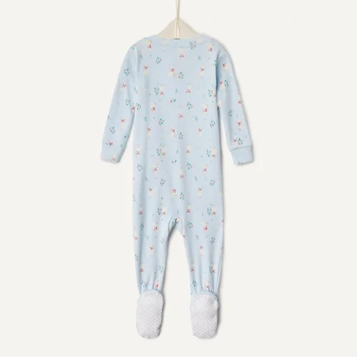 Vista 5 de Tienda Essentials x Sofia Grainge Unisex Babies' Snug-Fit Cotton Footed Pajamas