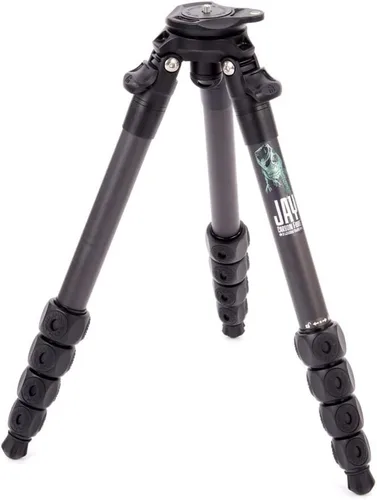 Vista 8 de 3 Legged Thing Legends Jay - Trípode de base de nivelación de fibra de carbono, trípode de viaje con base de nivelación de cámara ajustable y video