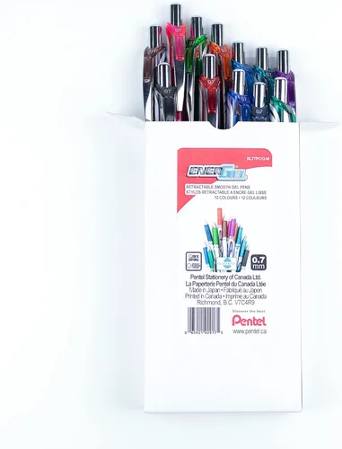 Vista 4 de Pentel Energel Bolígrafo retráctil con cañón - Rosa