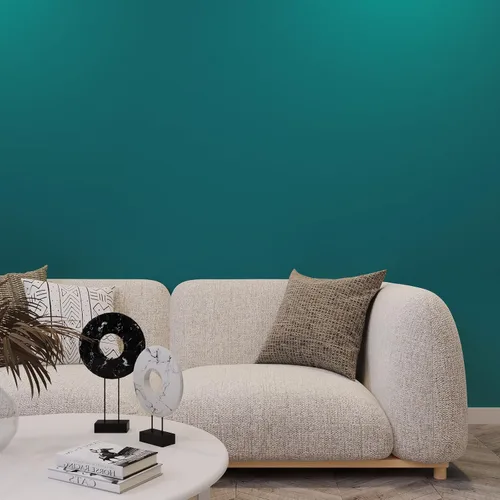 Vista 9 de Livelynine Papel tapiz de color verde azulado para despegar y pegar, papel de contacto verde azulado para armarios, escritorio, papel tapiz