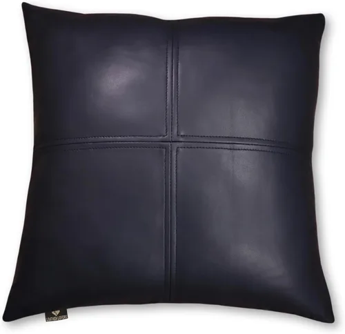 Vista 63 de Funda de almohada de cuero de cordero 100% cuero de cordero – Funda de cojín para sofá – Fundas decorativas para sala de estar y dormitorio, cuero