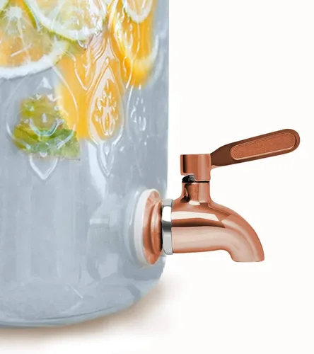 Vista 3 de Vila Grifo de repuesto para dispensador de bebidas, boquilla de acero inoxidable sin óxido, sin BPA, instalación en menos de 10 minutos, excelente