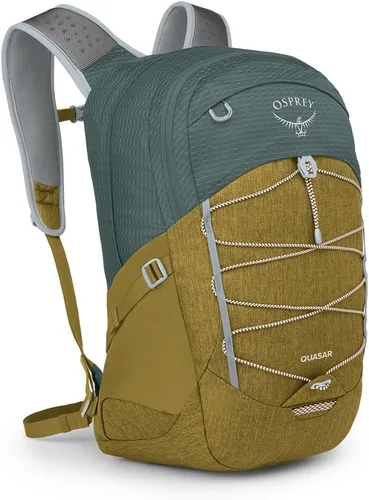 Vista 4 de Osprey Mochila Quasar Commuter, azul Atlas/gris jaspeado