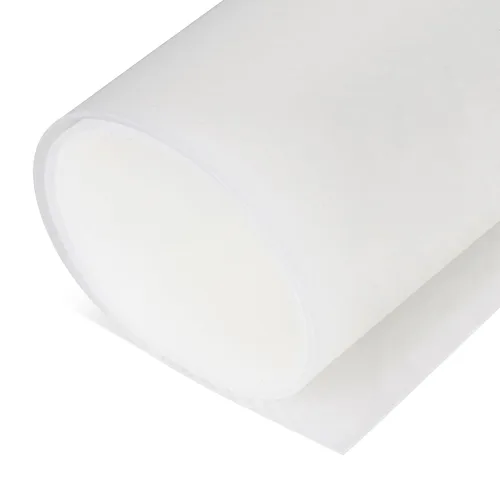 Vista 9 de Exactly Rubber - Hoja de silicona translúcida, durómetro de 50 A, semiclara, resistente a -80 a 450 F, mantel individual de grado alimenticio