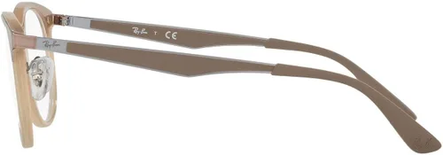 Vista 3 de Ray-Ban RX7116-8018 Marco para gafas TRASPARENT BEIGE 2.087 in