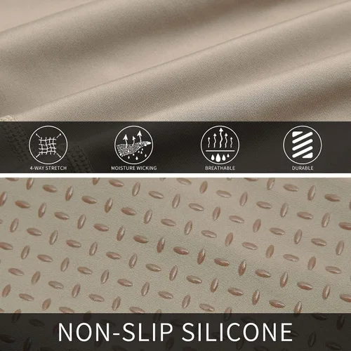 Vista 5 de beroy Pantalones de equitación para mujer, pantalones ecuestres, mallas de entrenamiento para equitación, bolsillos de silicona para asiento completo