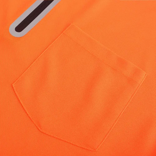 Vista 6 de MOHEEN Men's Zipper Polo Shirt Quick Dry Performance Short Sleeve Athletic Casual Collared Golf Shirts for Men with Pocket