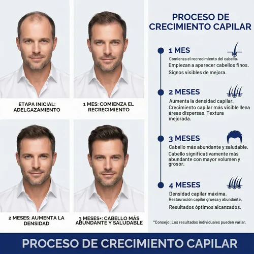 Vista 6 de Minoxidil 5% para hombres (4.1 fl oz), spray avanzado de minoxidil con provitamina B5 y extracto de semilla de ricino, suero de extracto