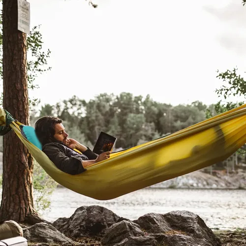 Vista 7 de Almohada inflable ultraligera de viaje para campamento, compresible, compacta, cómoda, ergonómica, para cuello y campamento de apoyo lumbar, Verde