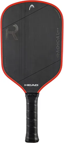Vista 5 de HEAD Radical Tour EX - Pala de pickleball cruda, color negro/naranja, 4 1/8 / 8.1 onzas