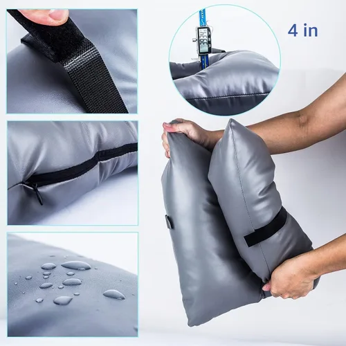 Vista 4 de MINIVON Cojín de asiento para mesita de noche, ajuste universal, cojín de asiento cómodo para ancianos, funda de asiento suave para asiento
