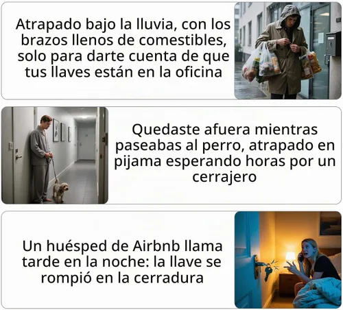 Vista 7 de UMIKSMART - Cerradura de puerta inteligente, cerradura de teclado de huellas dactilares, aplicación WiFi, negro mate