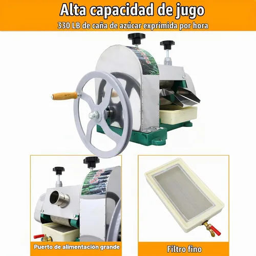 Vista 3 de Máquina manual del exprimidor de la caña de azúcar, acero