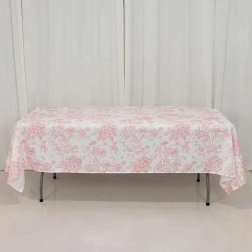 Vista 48 de Efavormart - Mantel rectangular, 60 x 102 pulgadas, resistente a las manchas y a las arrugas, lavable, mantel decorativo oblongo de tela de Amatista