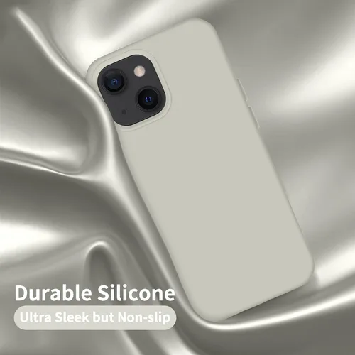 Vista 34 de Cordking Funda diseñada para iPhone 13, diseñada para iPhone 14, funda ultradelgada de silicona, funda protectora a prueba de golpes