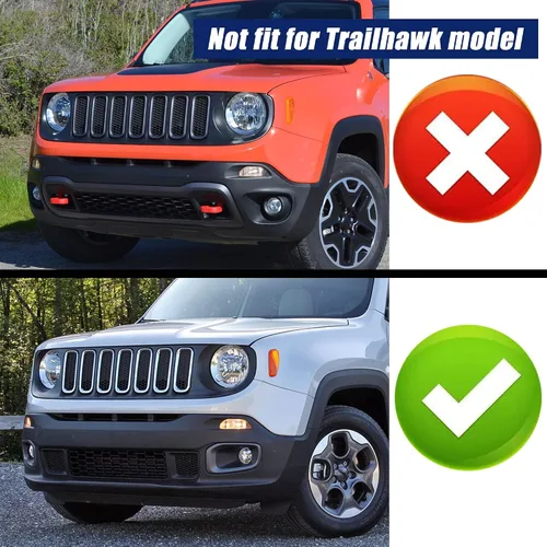 Vista 7 de Alerón de parachoques delantero NARPES para Jeep Renegade 2015-2018