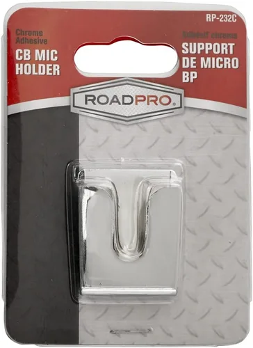 Vista 5 de RoadPro Soporte para micrófono CB cromado RP-232C