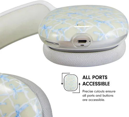 Vista 6 de Sonix Funda Protectora para Auriculares AirPods Max Lazos Azules