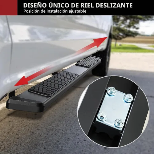 Vista 5 de YITAMOTOR Estribos compatibles con Ram 1500 Crew Cab 2009-2018