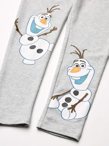 Vista 5 de Spotted Zebra Disney Marvel Star Wars Frozen Leggings de princesa para niñas y niños pequeños paquete de 4
