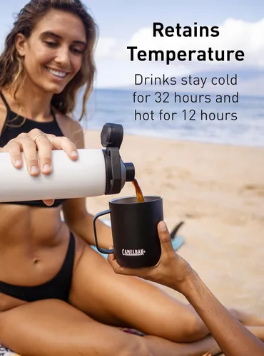 Vista 2 de CamelBak Botella de agua de acero inoxidable aislada al vacío Chute Mag Azul marino