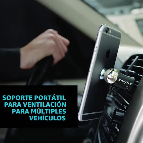 Vista 6 de Nite Ize Steelie - Soporte de ventilación adicional para teléfonos celulares, accesorios de teléfono compatibles con el sistema de montaje magnético