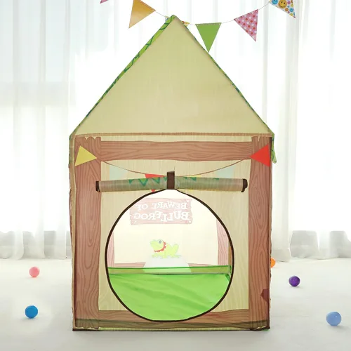 Vista 5 de Tienda de campaña y luces para niños, casa de juegos interior para niños, 28 x 39 x 43 pulgadas