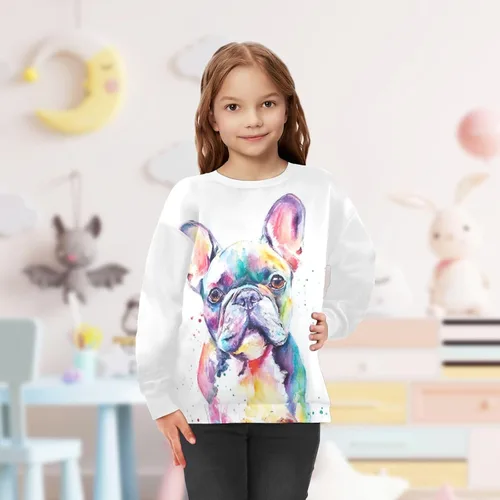 Vista 35 de Plaaee Sudadera de forro polar de manga larga con cuello redondo para niños o niñas, estampado de camiones monstruos, 4T