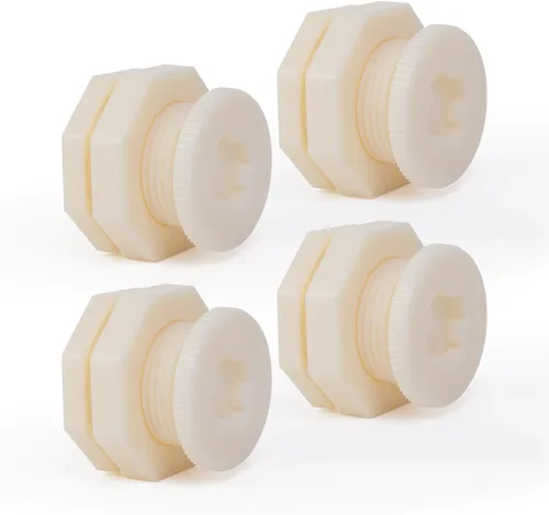 Vista 9 de ChillWaves Adaptador de conector de rosca doble de 3/4 pulgadas para tanque de agua, acuarios, barriles de lluvia (paquete de 8)