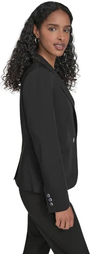 Vista 3 de Tommy Hilfiger Blazer de Negocios con Botón Único para Mujer