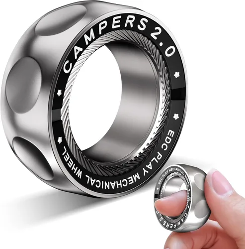 Vista 12 de Fidget Spinners, Juguete Fidget Spinners, Juguete para Aliviar el Estrés, Ansiedad y TDAH, Regalos Spinner para Adultos y Niños, Juguete de Metal
