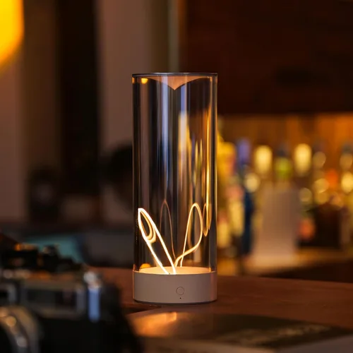 Vista 7 de AUGE LIGHT Lámpara de Escritorio Minimalista Inalámbrica Lámparas de Mesa LED Recargables Modernas Luces de Mesa de Noche Regulables con 3 Niveles