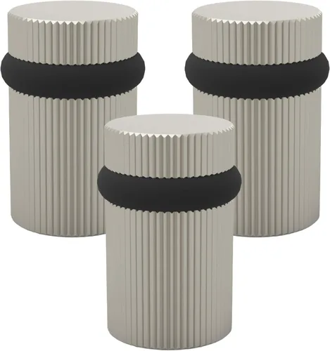 Vista 59 de Mega Handles Tope de Puerta de Piso, Tope Negro de Instalación Rápida Protector de Pared, Protectores de Pared contra Pomos de Puerta, Tope