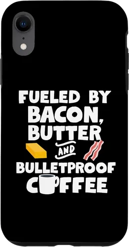 Vista 24 de Bulletproof Coffee Keto Design For Ketogenic Diet Case for iPhone 16