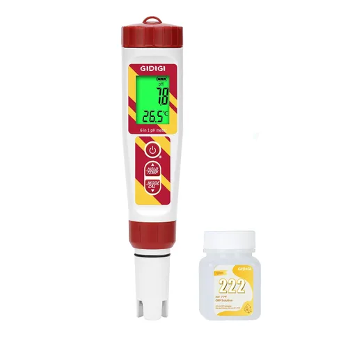 Vista 7 de Portable Lab Turbidity Meter 0-1000NTU with Standard Solution Kits Handheld Turbidimeter, ISO 7027 Compliant Water Quality Meter for Drinking