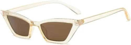 Vista 16 de gafas de sol Gafas cuadradas ojos de gato Gafas de sol de colores UV400 1-beige