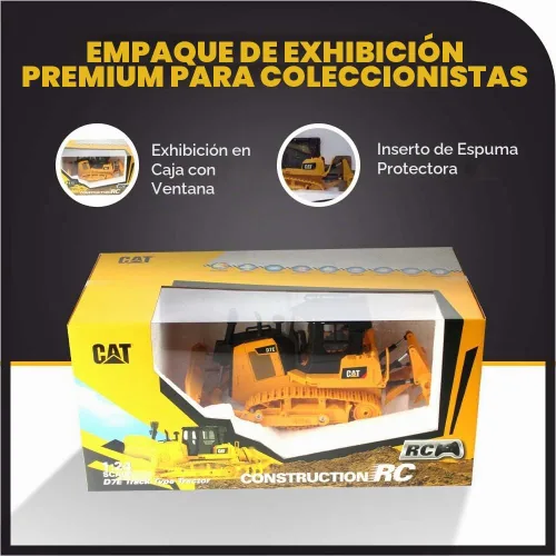 Vista 7 de Diecast Masters 1:24 Escala Radio Control Truck CAT D7E Tractor Tipo de pista Modelo 25002