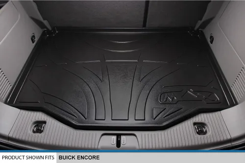 Vista 5 de SMARTLINER Juego de alfombrillas de piso de ajuste personalizado de 2 filas y revestimiento de carga compatible con Buick Encore 2013-2022
