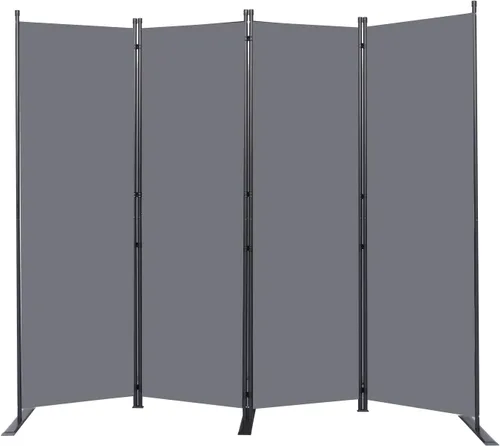 Vista 20 de Divisor de habitación portátil de 6 pies y pantallas de privacidad plegables, divisor de tela de 102 pulgadas de ancho para separación