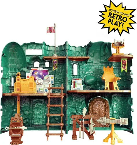 Vista 9 de Masters of the Universe Mattel Masters of the Universe Origins Set de Juego y Figura de Acción, Castillo de Grayskull con Hechicera, Juguetes MOTU