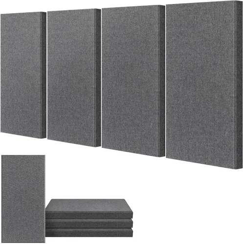 Vista 10 de UMIACOUSTICS 4 piezas de paneles acústicos para pared, paneles de tratamiento acústico para estudio de grabación de 2" de espesor, 23.6" x 11.8