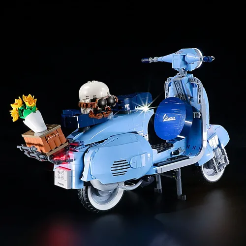 Vista 3 de YEABRICKS Kit de luz LED para Lego Creator Vespa 125 modelo de bloques