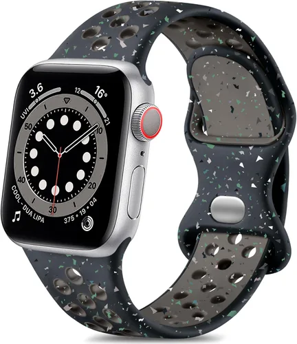 Vista 11 de Lerobo - Bandas deportivas compatibles con Apple Watch Band de 40 mm, 41 mm, 38 mm y 42 mm para Series 11, 10 para mujeres y hombres, suaves bandas