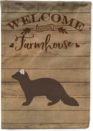 Vista 36 de Caroline's Treasures CK6823GF Coypu Nutria River Rat Welcome Garden Flag - Bandera decorativa para patio exterior, patio, obras de arte