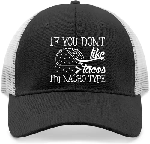 Vista 9 de devor Baseball Caps If You Don't Like Tacos I'm Nacho Type Dad Hat for Women Graphic Hats Adjustable