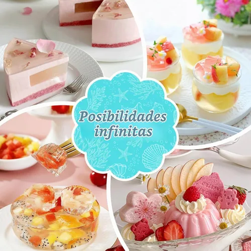 Vista 4 de Polvo de agar de agar de 8 onzas, alternativa vegana de gelatina para dietas a base de plantas