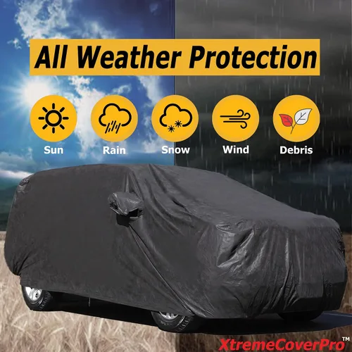 Vista 8 de Funda de coche compatible con Audi E-TRON/E-TRON SPORTBACK XTREMECOVERPRO Diamond Series 2019, 2020, 2021, 2022, 2023, color negro