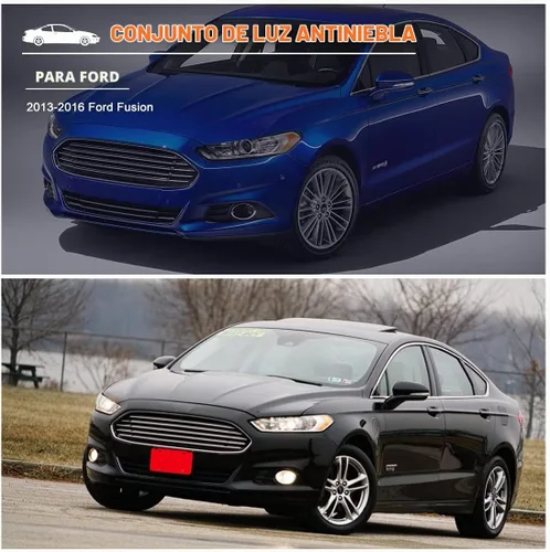 Vista 2 de Nixon Offroad Juego de luces antiniebla para Ford Fusion 2013-2016 con bombillas halógenas + kit de arnés de cableado + interruptor universal +