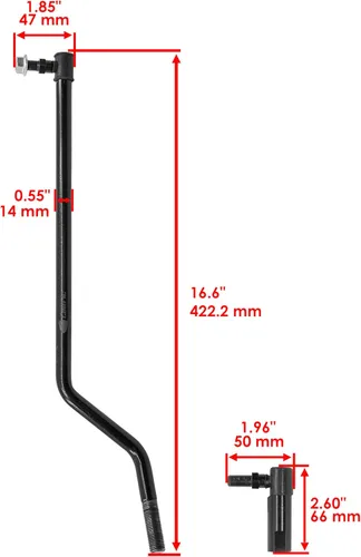 Vista 5 de Caltric Kit de eslabones de arrastre de dirección compatible con John Deere La135, La140, La145, La150, La165, La175